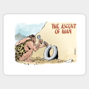 Assent of man Sticker